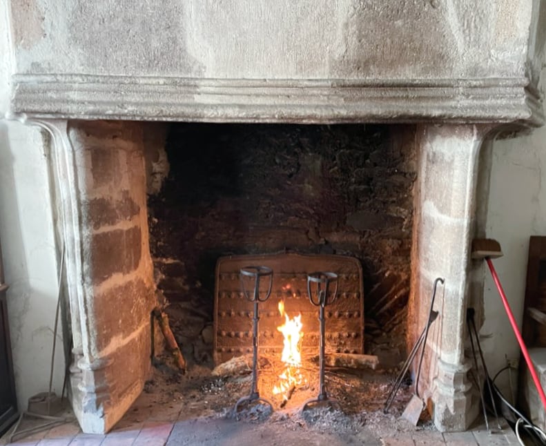 Cheminée reconstruite